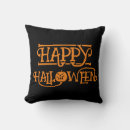 Search for orange and black pillows Pumpkin