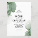 Search for gemstone wedding invitations Emerald green