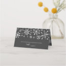 Search for snowflake place cards Silver