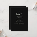 Search for 80th dinner birthday invitations Eighty