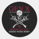 Search for generation x stickers Funny