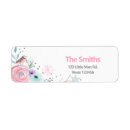 Search for pink and silver return address labels Glitter