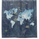 Search for world map shower curtains Ocean