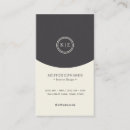 Recherche de bicolore cartes visite Monogramme