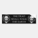 Search for zombie apocalypse bumper stickers Dead