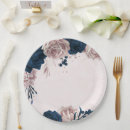 Search for dusty rose plates Navy blue