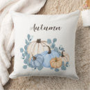 Search for blue pumpkin pillows Thanksgiving