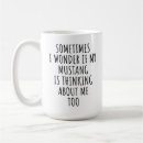 Recherche de mustang tasses Drôle