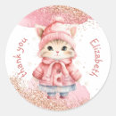 Search for kittis stickers Girl birthday party