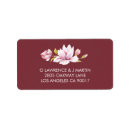 Search for magnolia wedding return address labels Watercolor