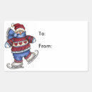 Search for snowman tag stickers Santa