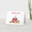 Recherche de cacao vœux cartes Flocons de neige