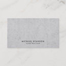 Search for concrete construction business cards Simple