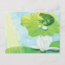 Recherche de grenouille verte cartes postales Amphibien