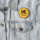 Search for he him pronoun buttons Gay