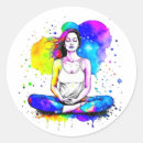 Search for spiritual art stickers Meditation