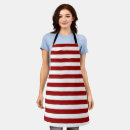 Search for red and white stripes aprons Modern