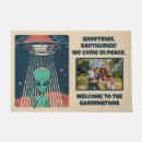 Search for alien doormats Space