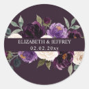 Search for eggplant wedding stickers Floral