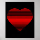 Search for the big heart posters Red