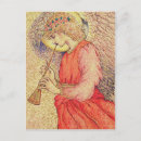 Search for angel playing postcards Music