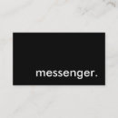 Recherche de messages cartes visite Conception