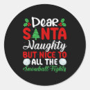 Search for naughty and nice stickers Modern