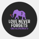 Search for alzheimers disease awareness stickers Alzheimer's awareness month