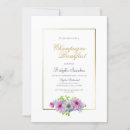 Search for bridal breakfast invitations Floral