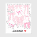 Search for ribbon bow stickers Girly