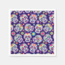 Search for sugar skull napkins Skeleton