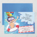 Search for unique swim invitations Cute