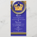 Search for gold royal blue menus Chic