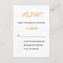 Recherche de orange noir invitations Monogramme