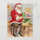 Recherche de noël nostalgique cartes postales Maison