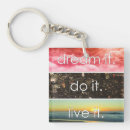 Search for live the dream keychains Quote