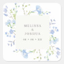 Search for light blue wedding stickers Blue and white
