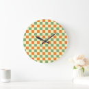 Recherche de motif orange horloges Géométrique