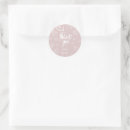 Recherche de simple baby shower stickers Rose poudré