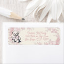 Search for toile return address labels Pink