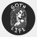 Search for gothic girl stickers Dark aesthetic