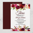 Search for girls 3rd birthday invitations Boho