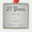 Search for wedding anniversary ornaments 25th