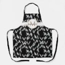 Search for monogrammed for women aprons Gold