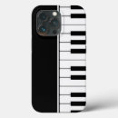 Search for music teacher iphone cases Black and white