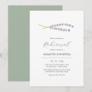 Search for lavender rehearsal dinner invitations The night before