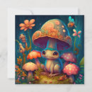 Search for cute frogs cards Mushroom