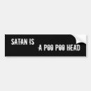 Search for satan bumper stickers Christian