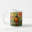 Search for tropical parrot mugs Colourful