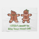 Search for gingerbread man tea towels Funny